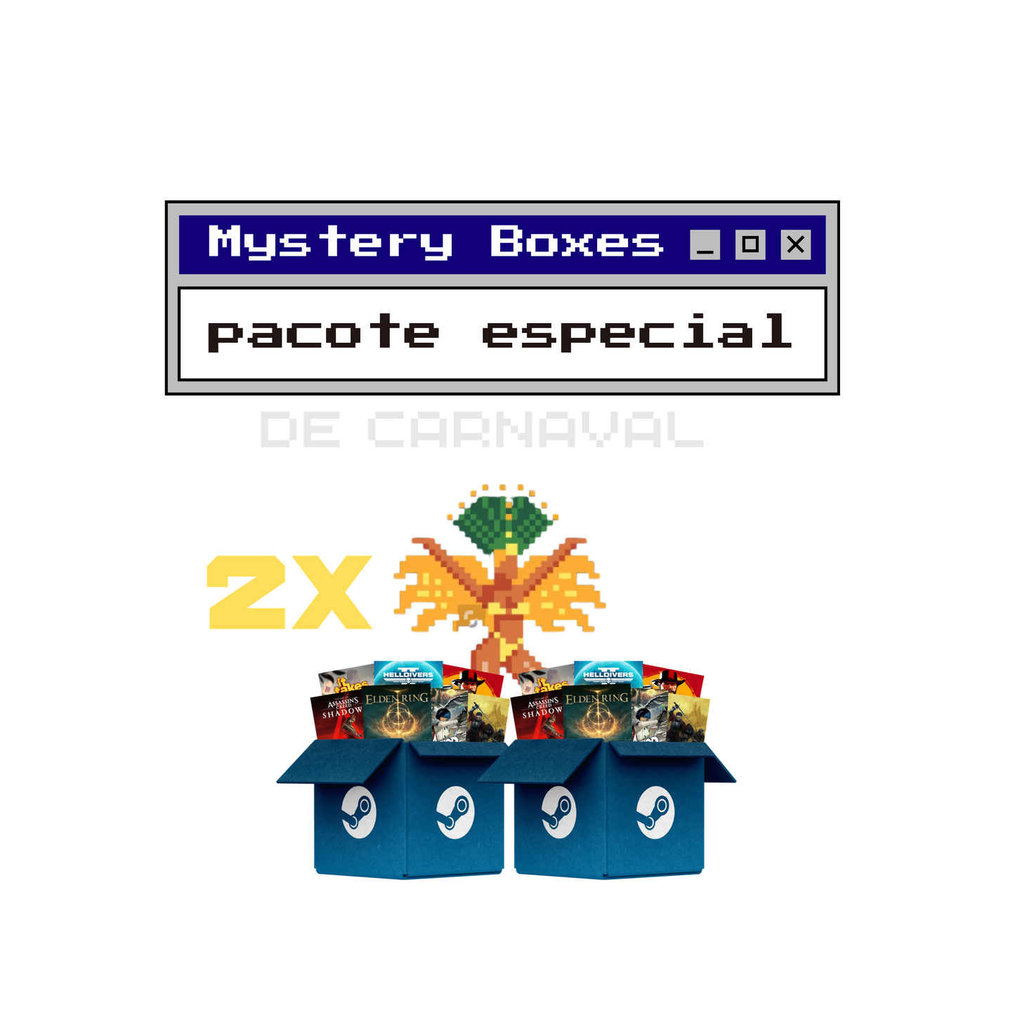 Kit 2 Mystery Boxes de CARNAVAL